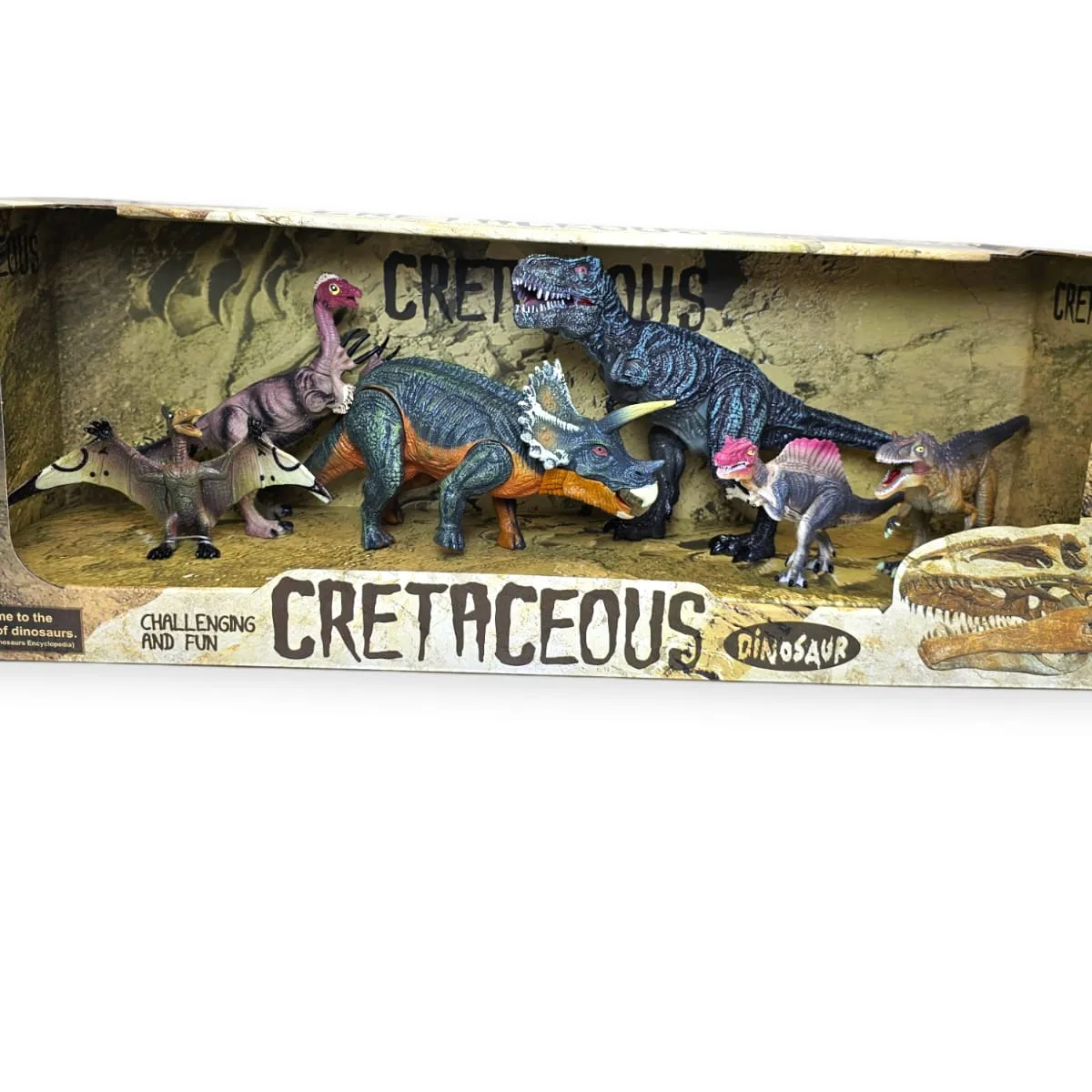 GENERICO - SET DE 6 DINOSAURIOS ARTICULABLES T-REX