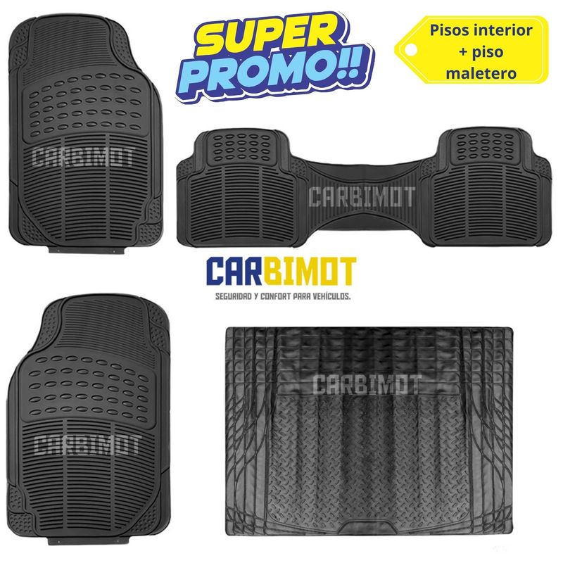 GENERICO - PISO PROTECTOR ALFOMBRA TAPIZ PARA AUTOS Y VEHICULOS