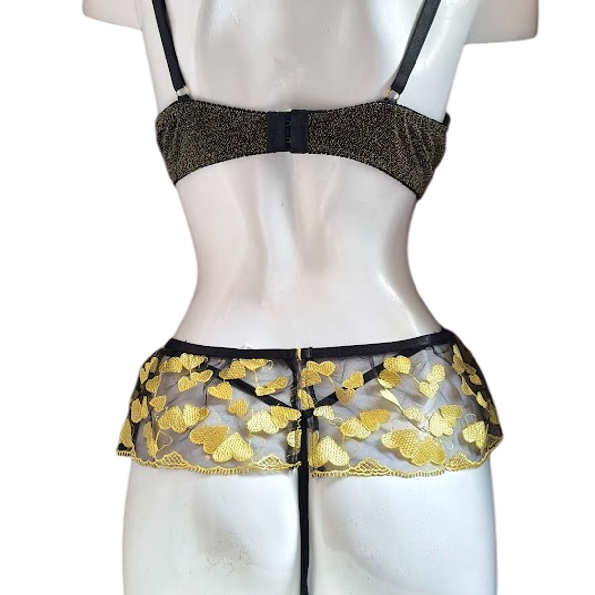 GENERICO - LENCERIA DE ENCAJE PORTALIGAS BORDADO