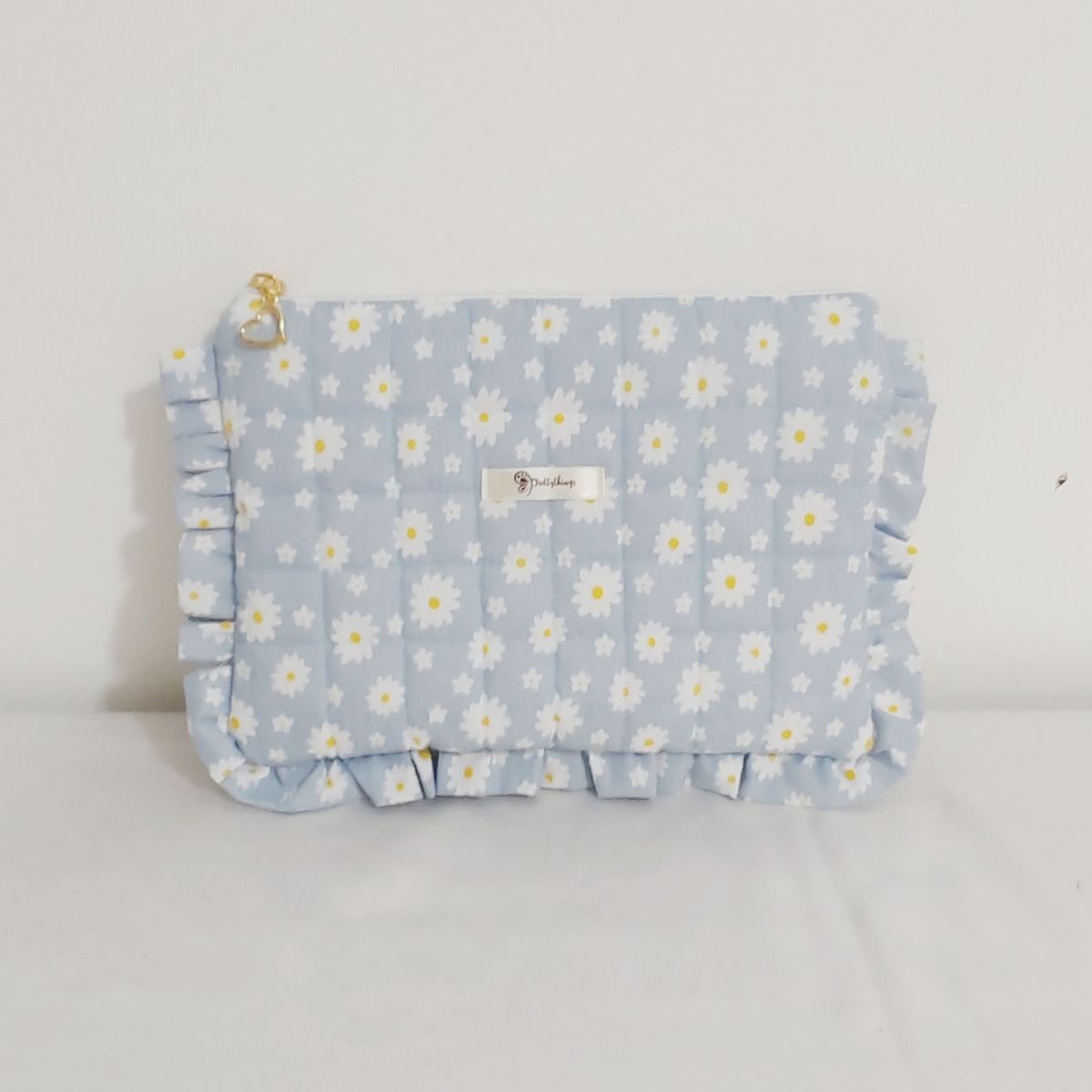 GENERICO - Estuche Cartuchera Popelina estampada 24 cm x 17 cm Celeste