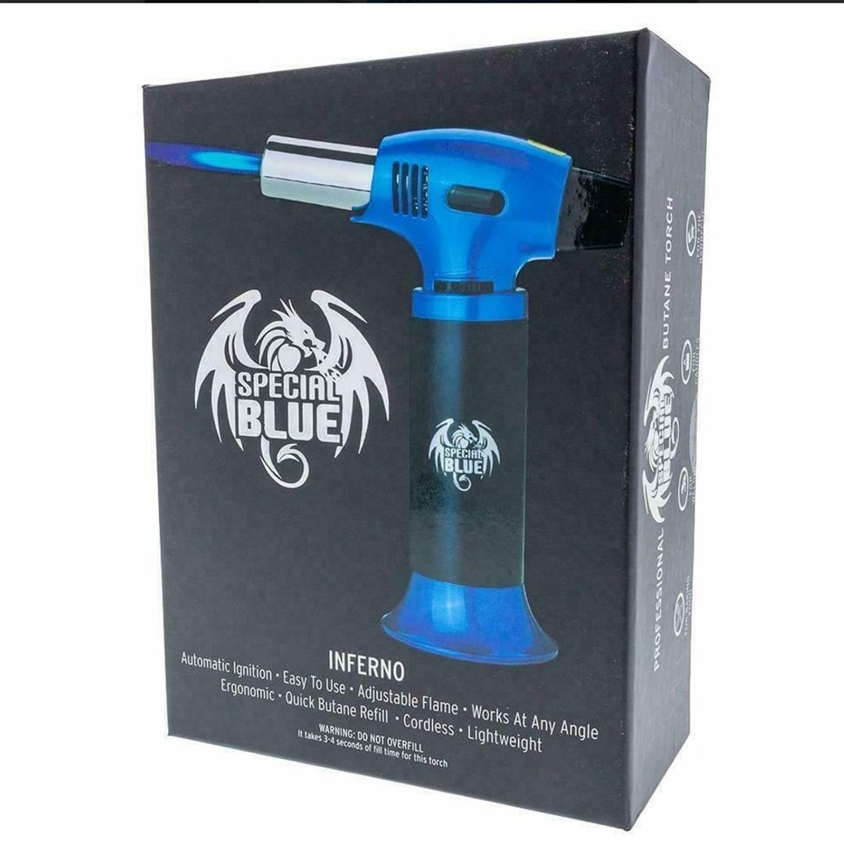 GENERICO - SOPLETE FLAMEADOR   SPECIAL BLUE modelo infierno color azul