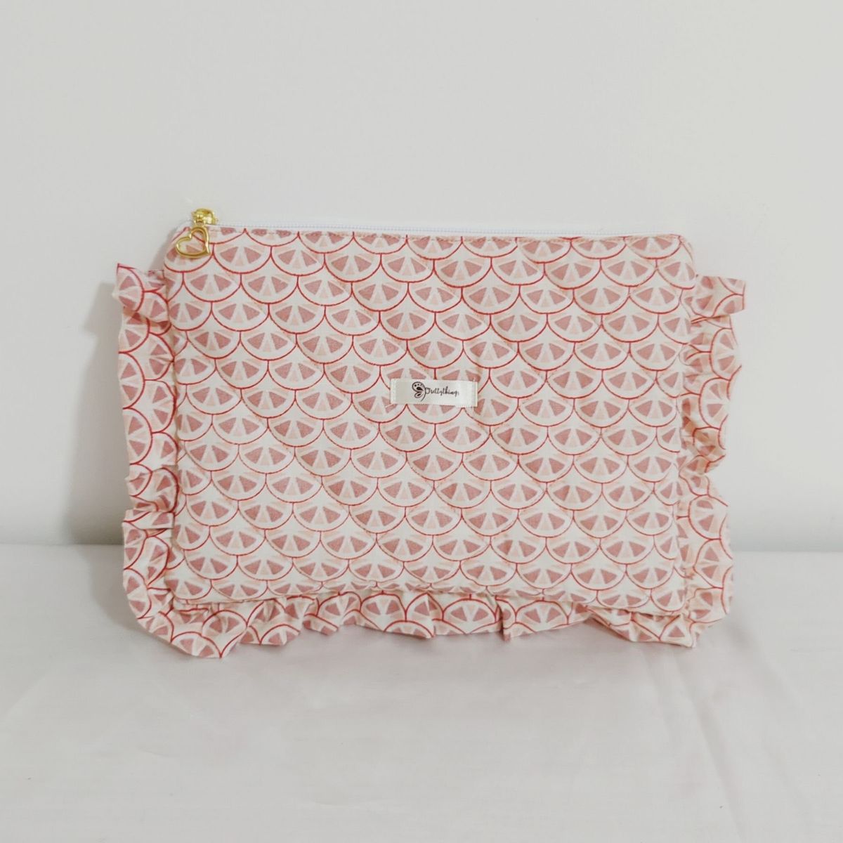 GENERICO - Estuche Cartuchera Popelina estampada 24 x 17 cm Palo Rosa