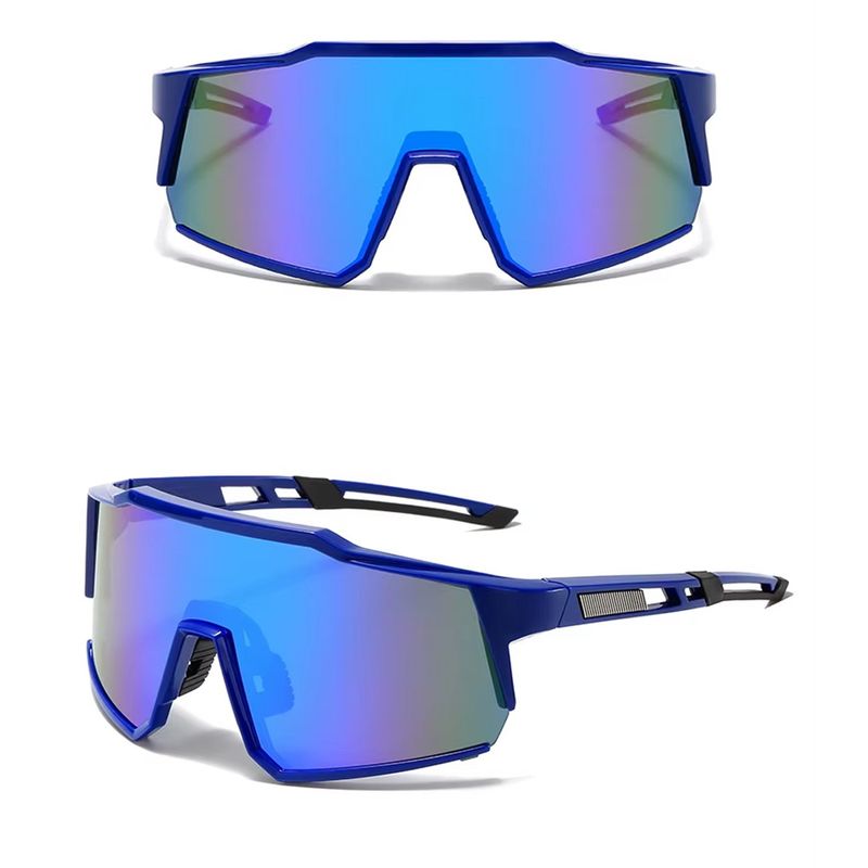 GENERICO - LENTES DE SOL DEPORTIVO CICLISMO MULTIDEPORTE UV400 AZUL