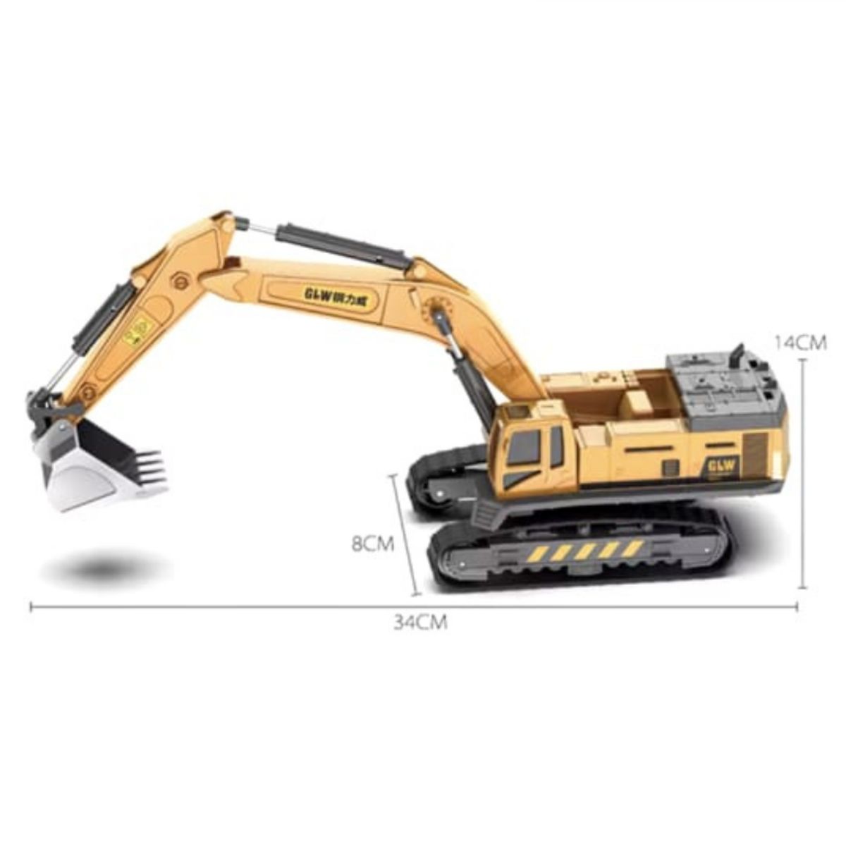 GENERICO - Excavadora de aleacion y plastico