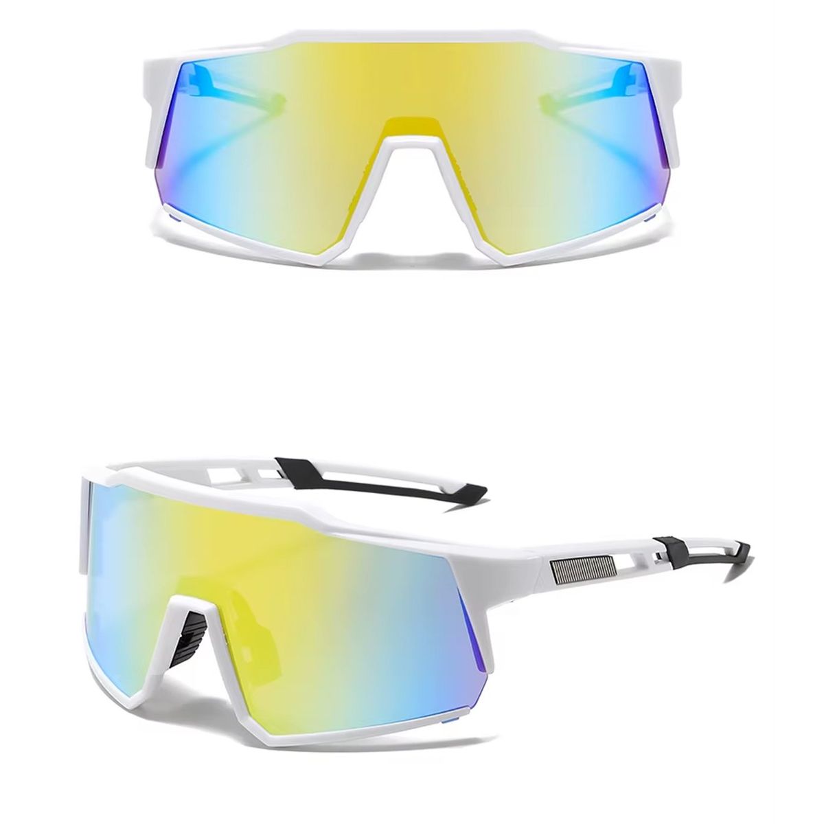GENERICO - LENTES DE SOL DEPORTIVO CICLISMO MULTIDEPORTE UV400 BLANCO