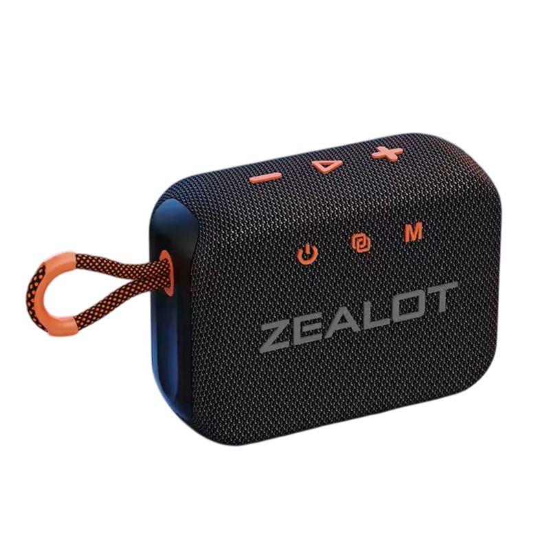 ZEALOT - Parlante Inalámbrico Zealot S75 Resistente al Agua 5W Negro