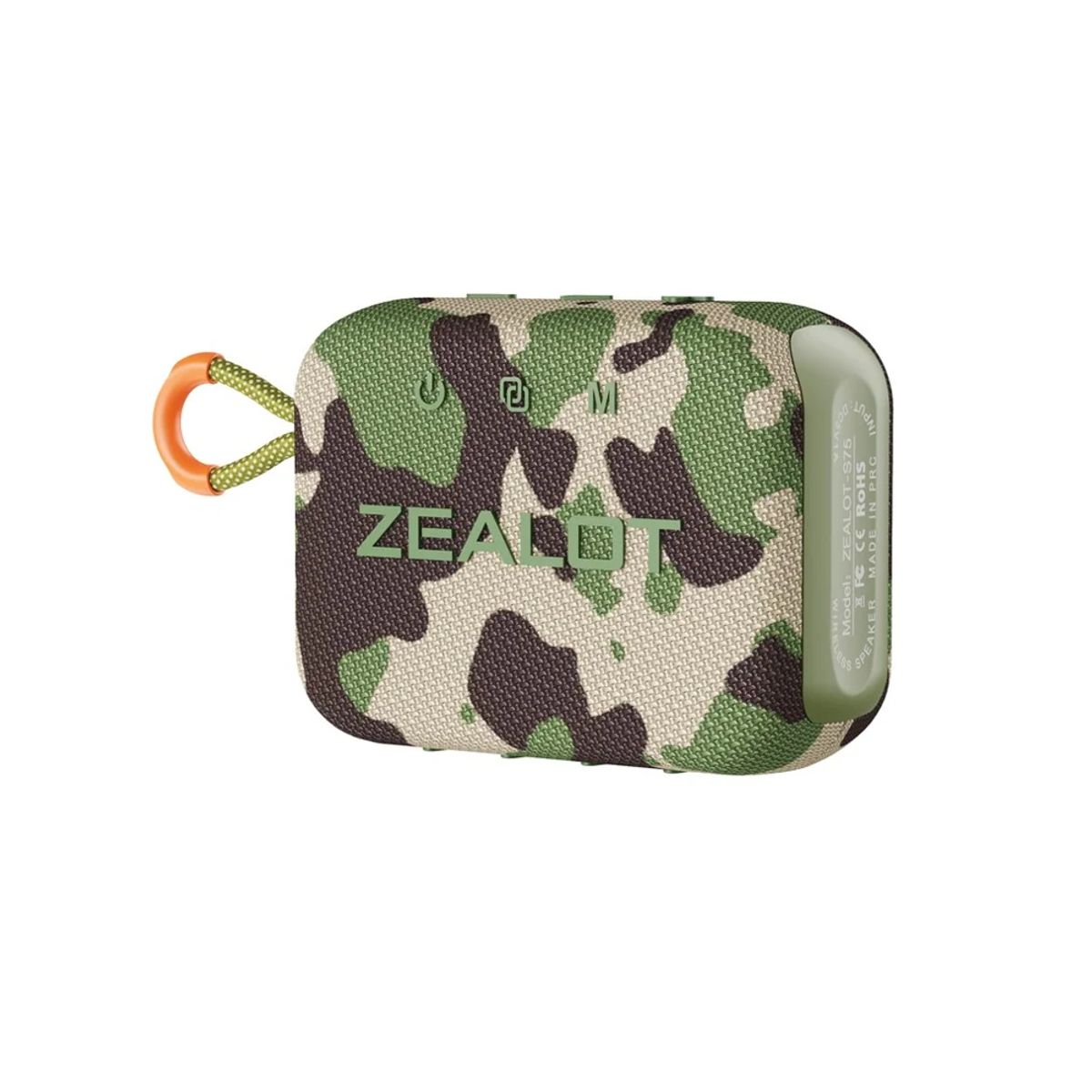 ZEALOT - Parlante Inalámbrico Zealot S75 Resistente al Agua 5W Camuflaje