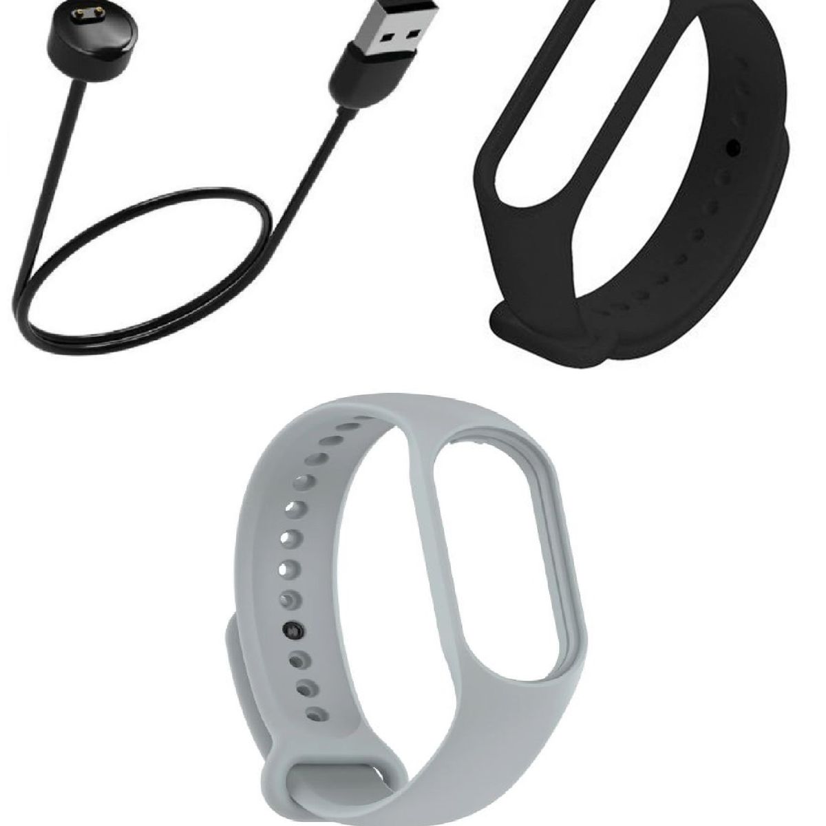 GENERICO - Correas Para Xiaomi + Cargador Mi Band 5, 6