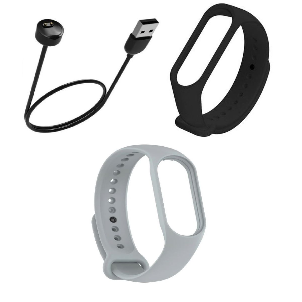 GENERICO - Correas Para Xiaomi + Cargador Mi Band 5, 6