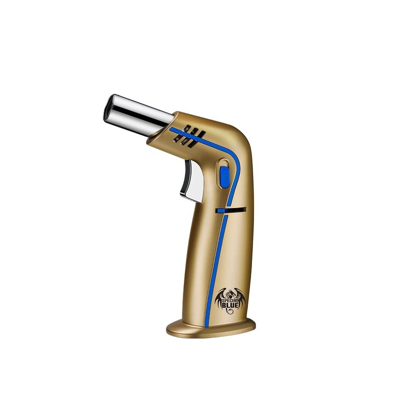 GENERICO - soplete antorcha SPECIAL BLUE modelo zion color dorado