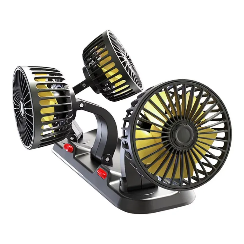 Ventilador para Auto Carro de triple cabezal Giratorio 360 SEISA |  falabella.com