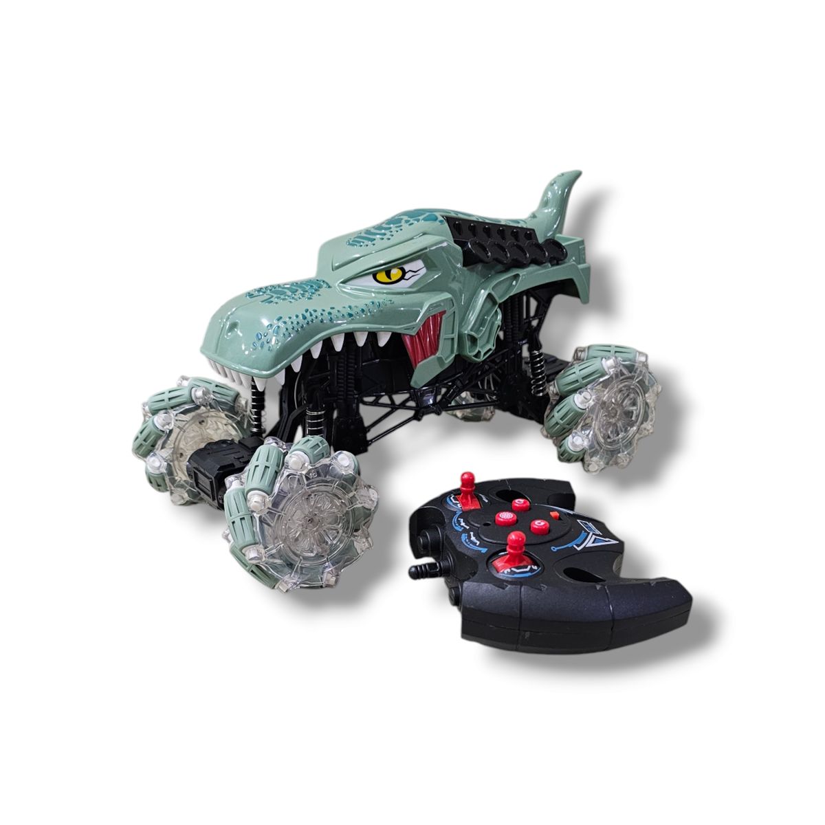 GENERICO - CARRO A CONTROL REMOTO COCODRILO VERDE TODOTERRENO 4X4