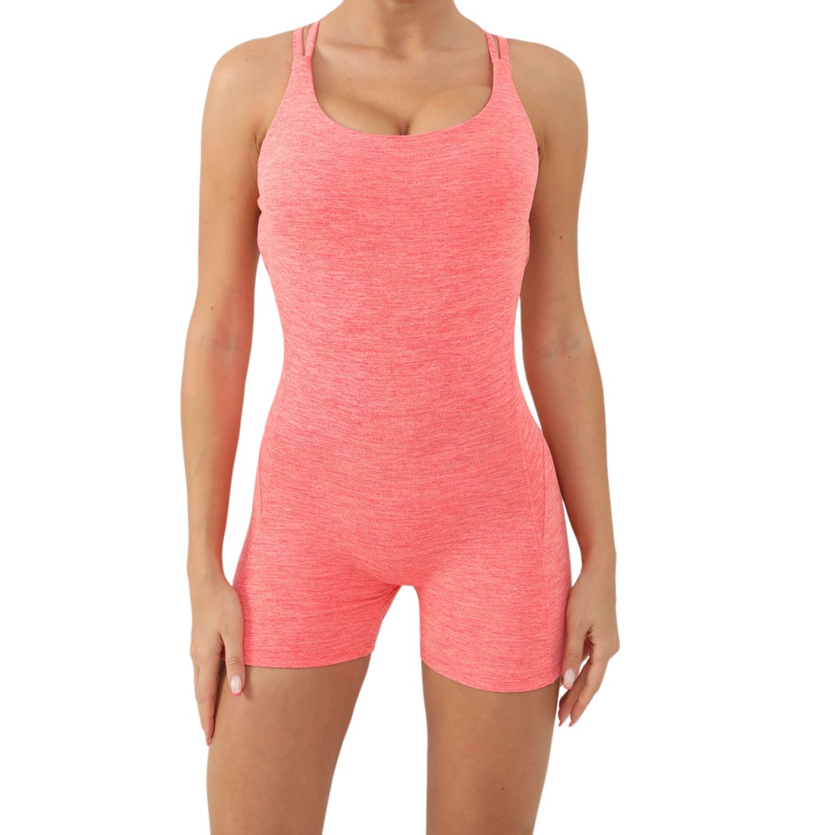 BLWOENS - Mono de yoga para mujer - Rosa