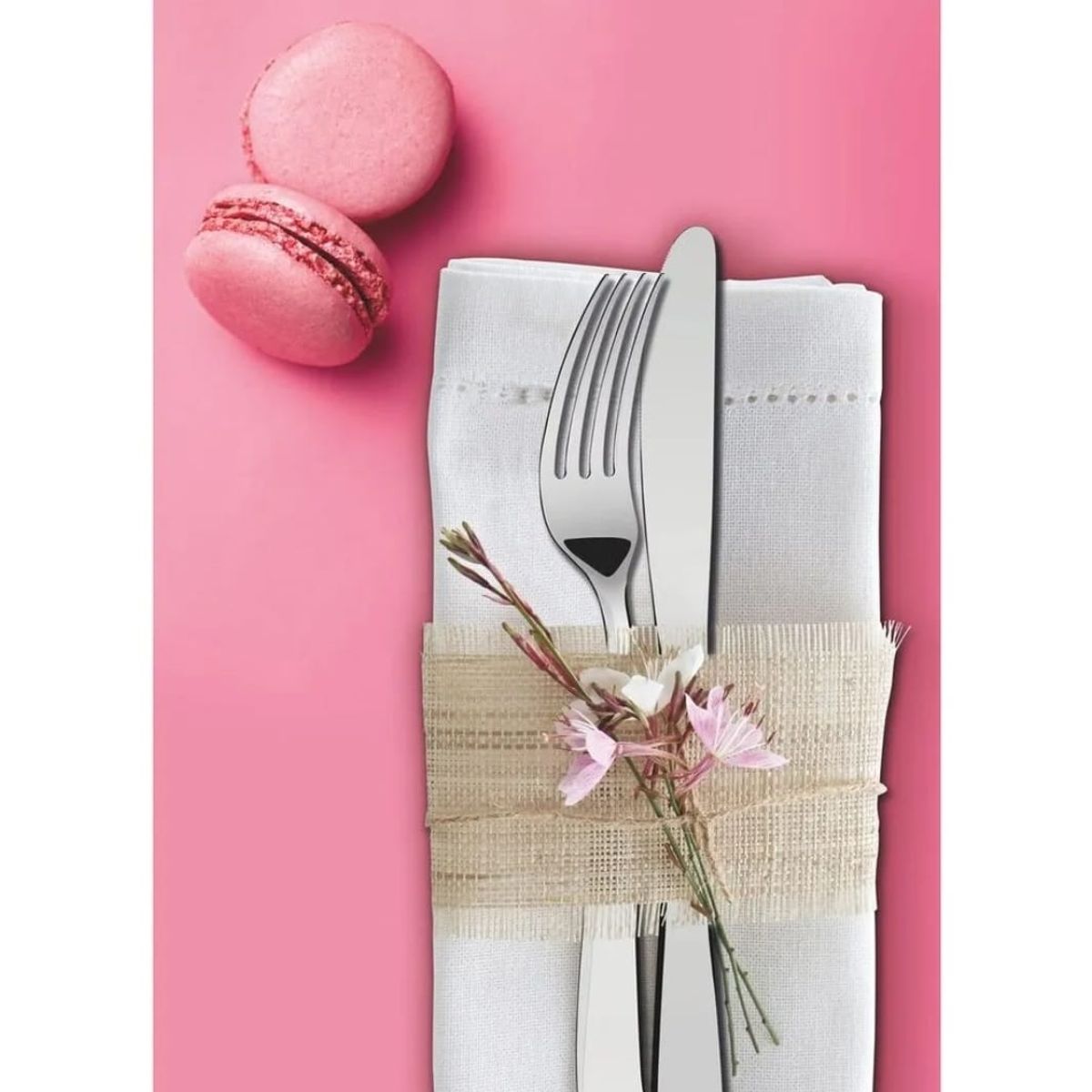 TRAMONTINA - TRAMONTINA CUBIERTOS DE MESA 24 PIEZAS PACIFIC CON ESTUCHE