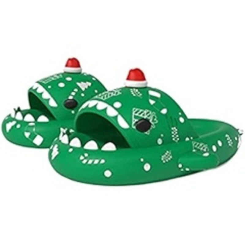 GENERICO - Sandalias Navideñas Verdes - Talla 42-43