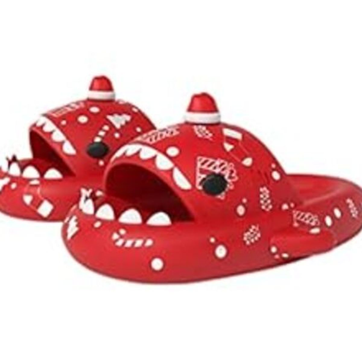 GENERICO - Sandalias Navideñas Rojas - Talla 42-43