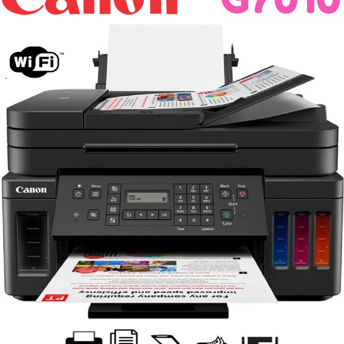 CANON - Impresora Multifuncional CANON de Tinta G7010