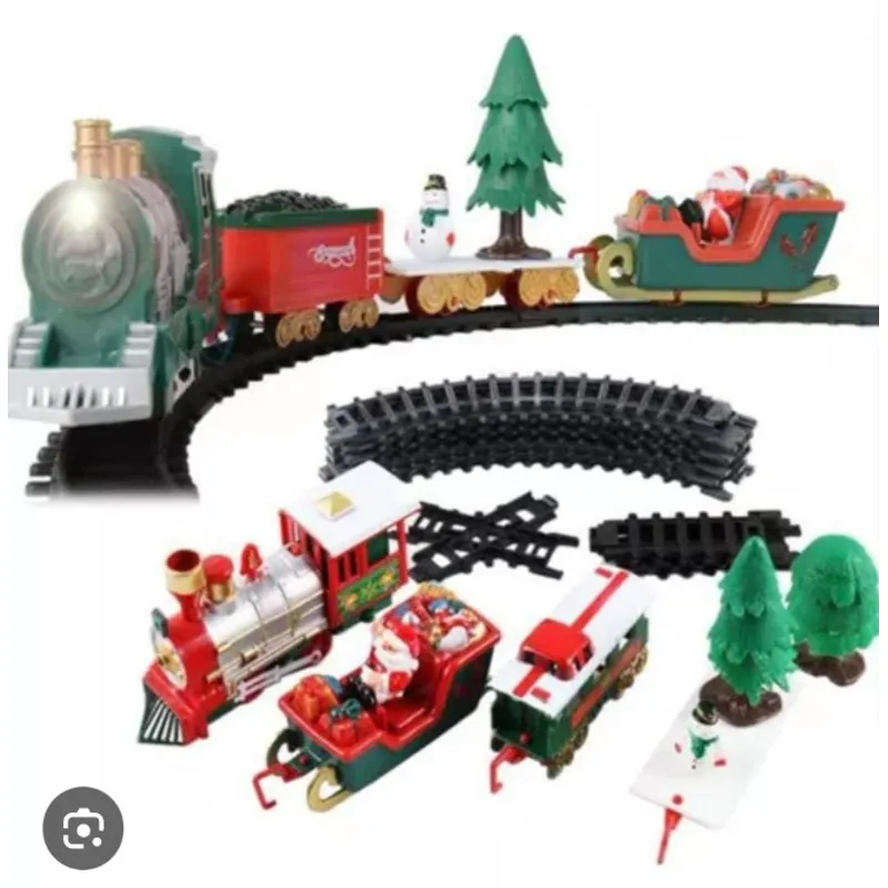 GENERICO - tren navideño para árbol con luz y sonido