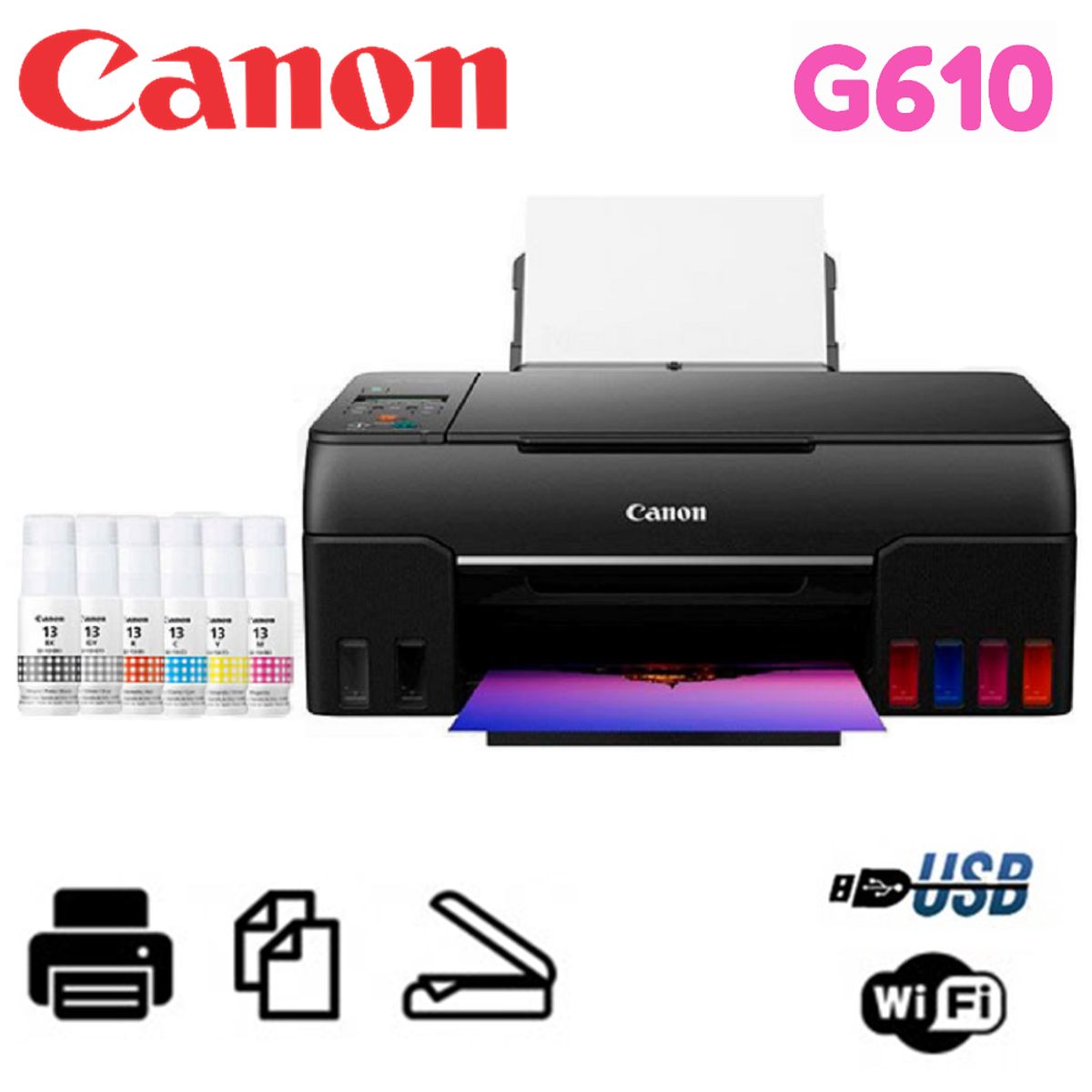 CANON - Impresora Multifuncional CANON de Tinta G610 para fotografias