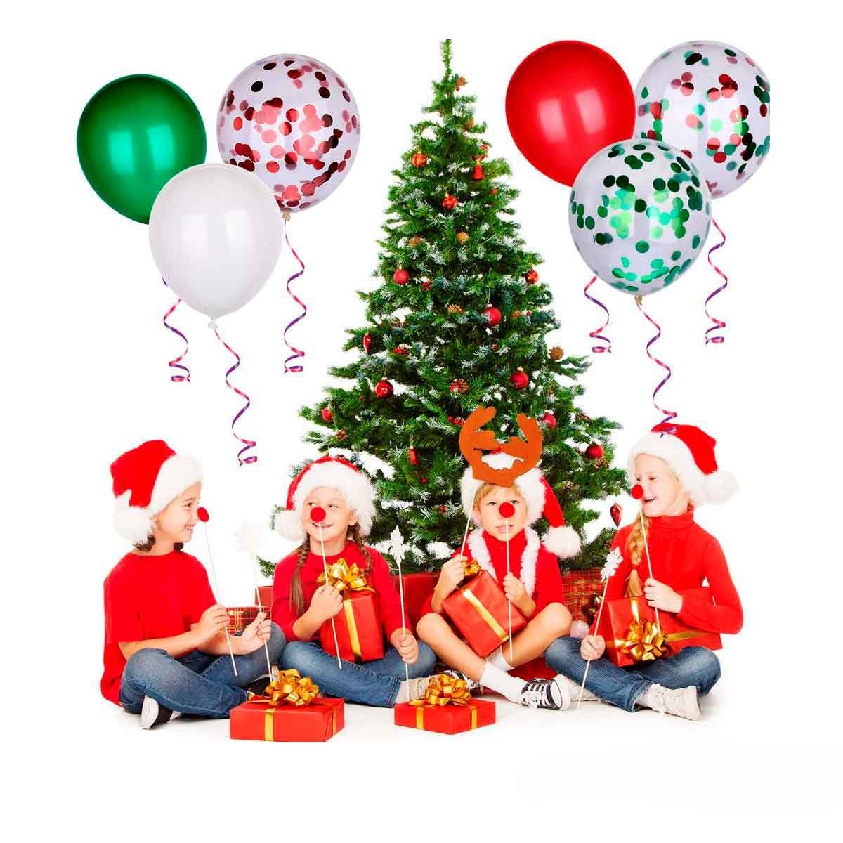 GENERICO - NAVIDAD- Kit de 16  globos Decoración para hogar