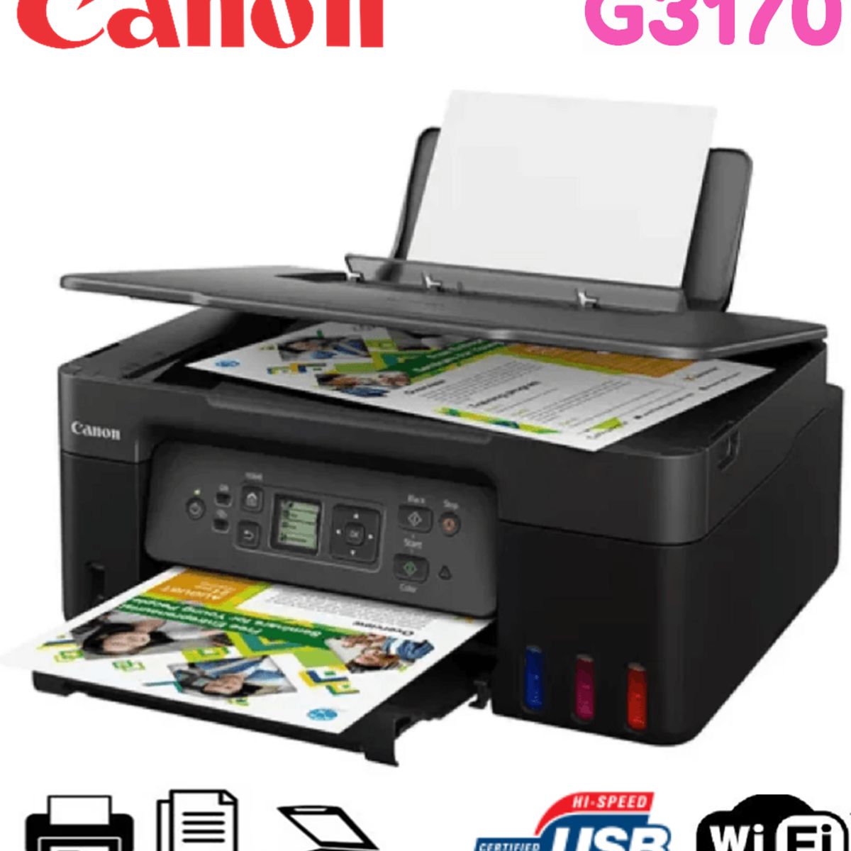 CANON - Impresora Multifuncional CANON de Tinta G3170