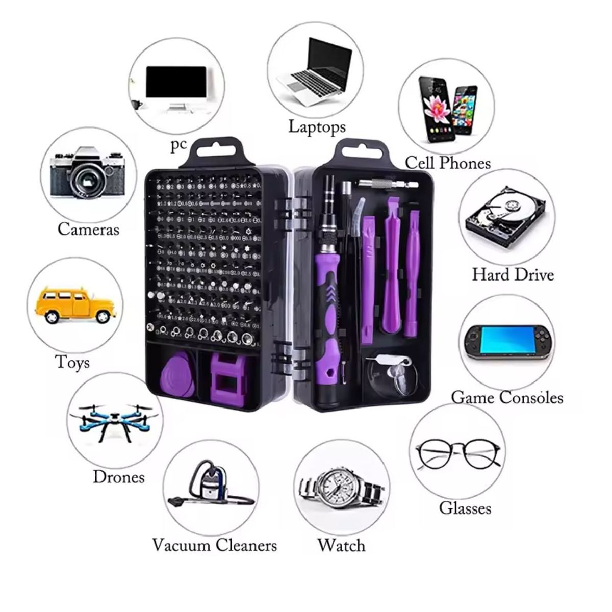 GENERICO - Juego de destornilladores de precisión