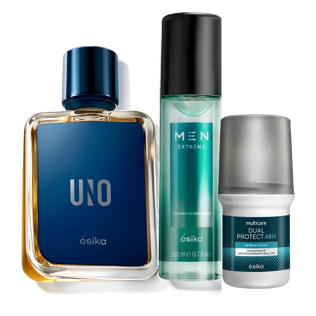 ESIKA - Uno Perfume de Hombre con Refrescante y Deo