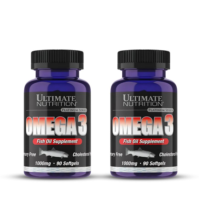 ULTIMATE NUTRITION - 2 Omega 3 Ultimate Nutrition 90 Capsulas - Fish Oil
