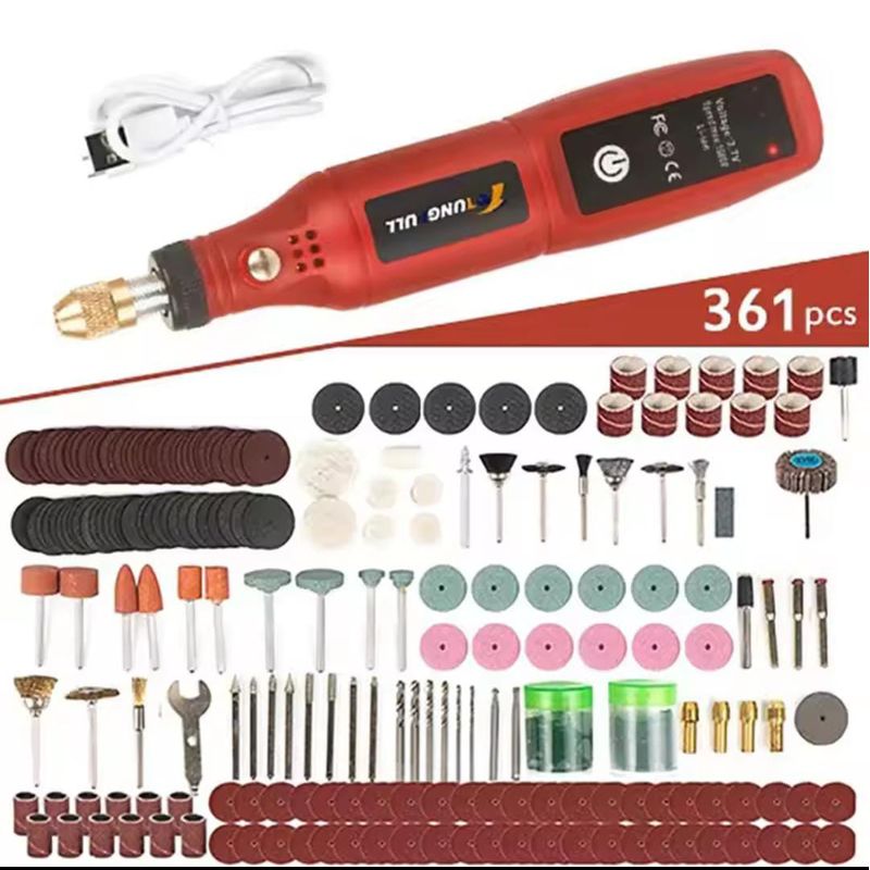 GENERICO - Mini taladro inalambrico Dremel Grinder+ Accesorios
