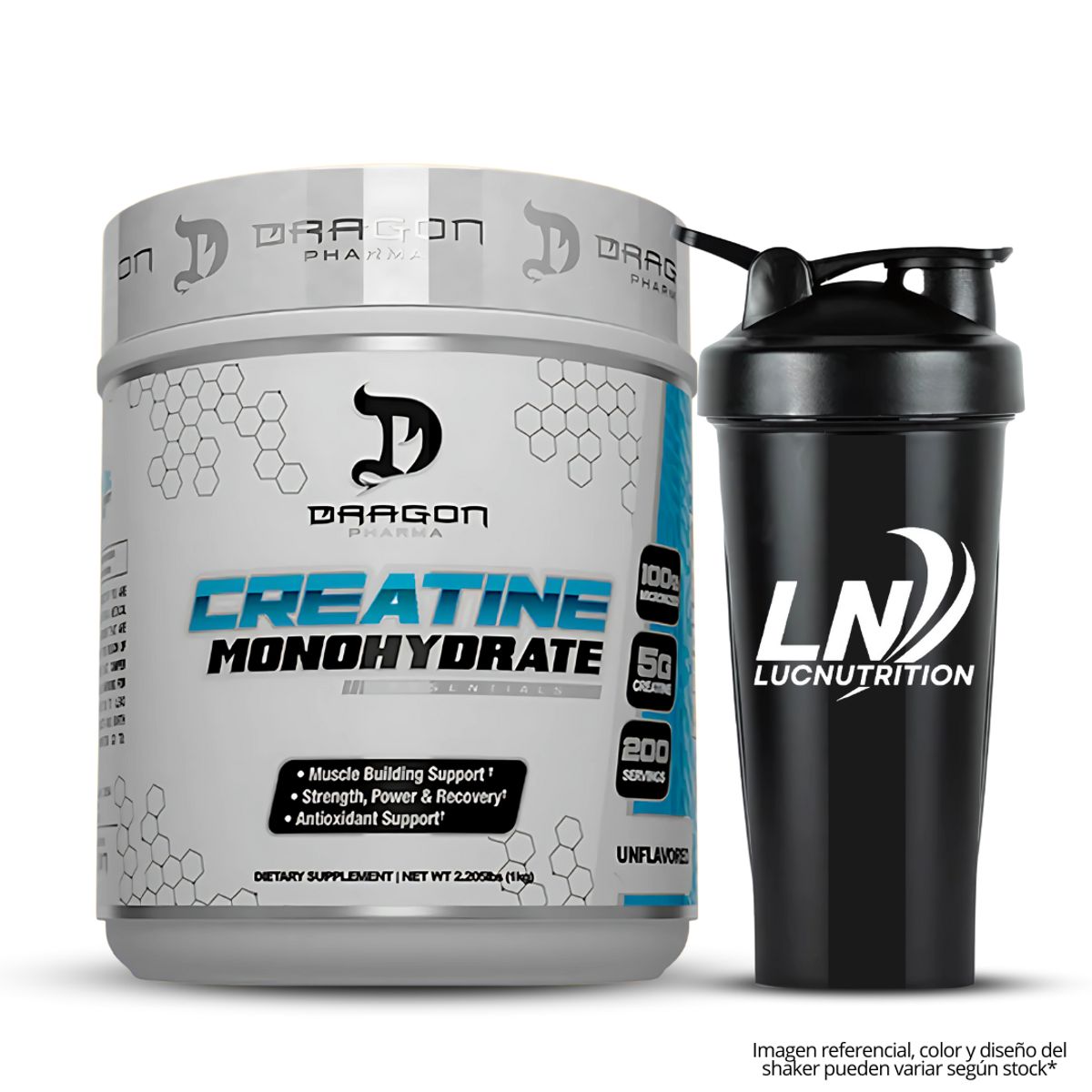 DRAG PHARMA - Creatina Dragon Pharma 1 kg + shaker