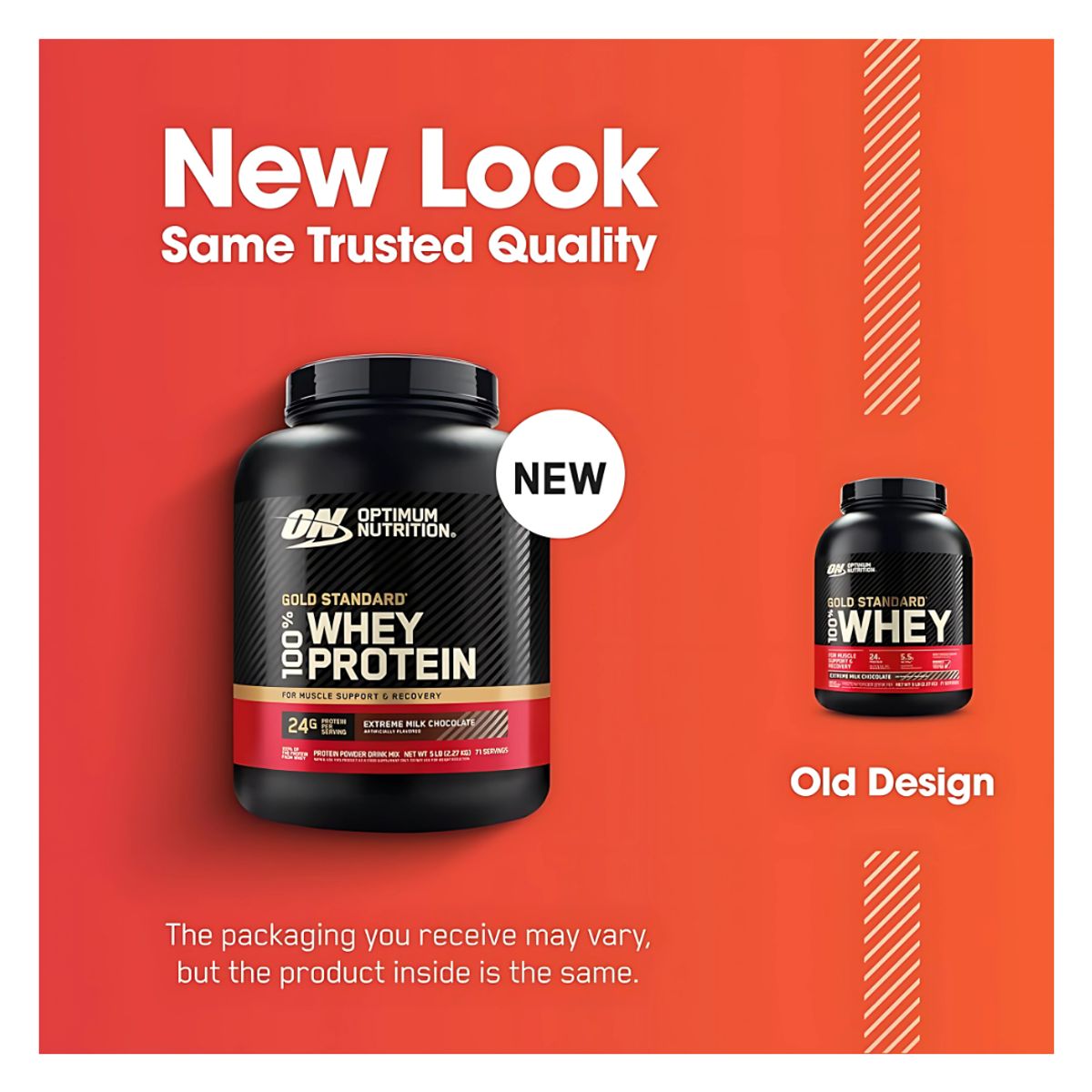 OPTIMUN NUTRITION - Gold Standard Whey 5 LB Proteina Whey ON - Double Rich Chocolate