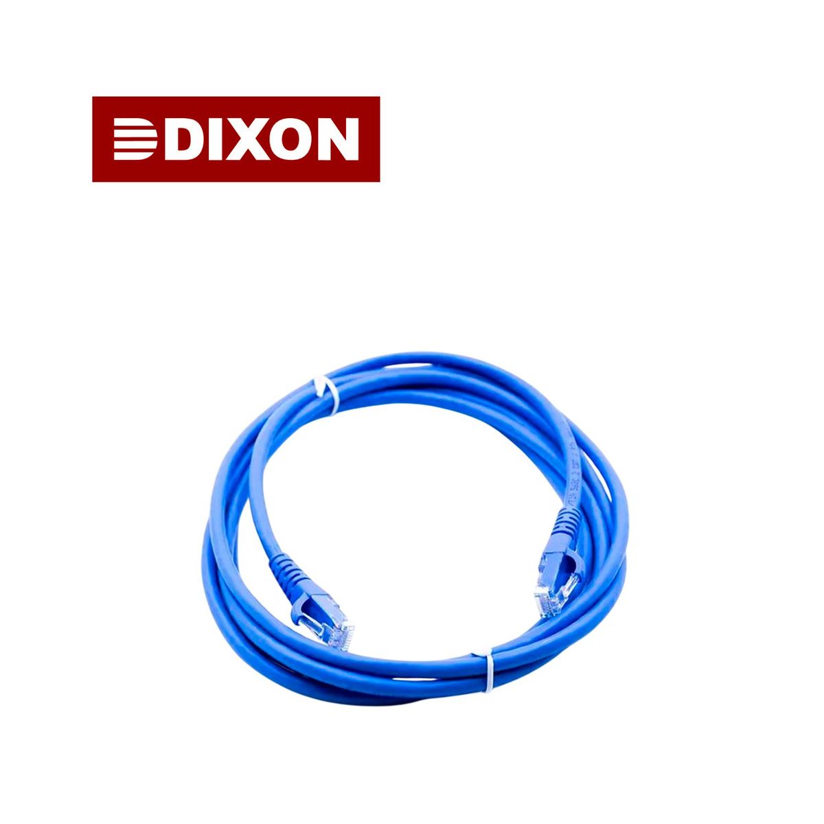 DIXON - Cable Patch Cord Dixon 3 Metros UTP Cat. 6 24 AWG COBRE LSZH RoHS Azul