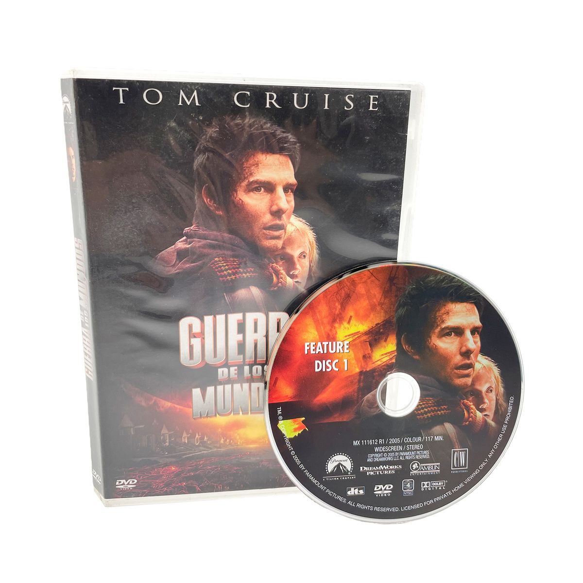 GENERICO - DVD original Guerra de los mundos 2005 con Tom Cruise