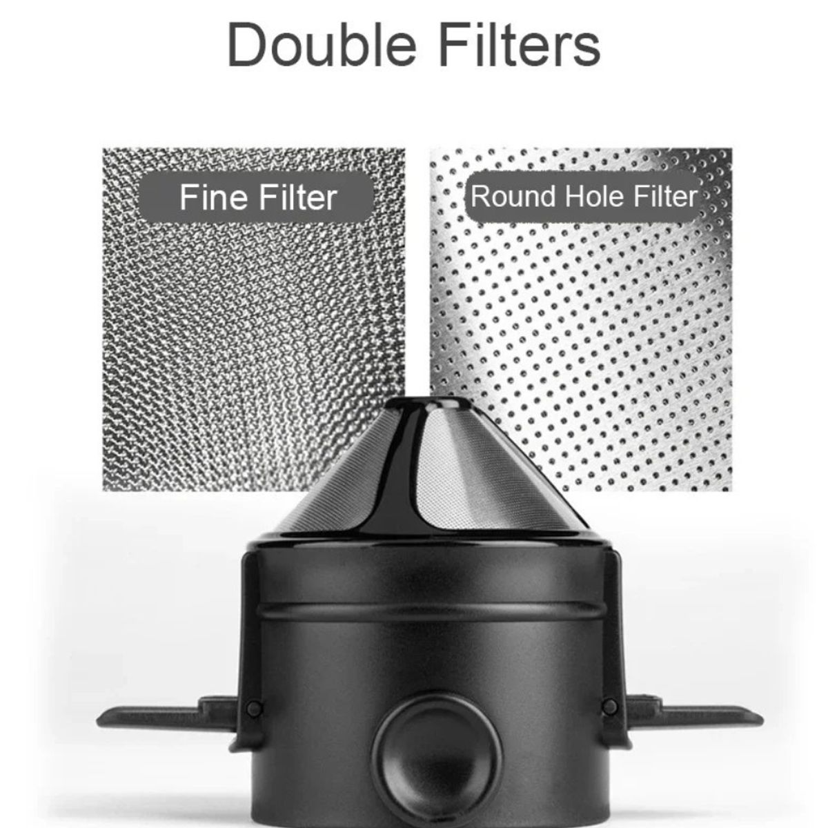 GENERICO - Filtro Portátil para Café de Goteo con Bracitos