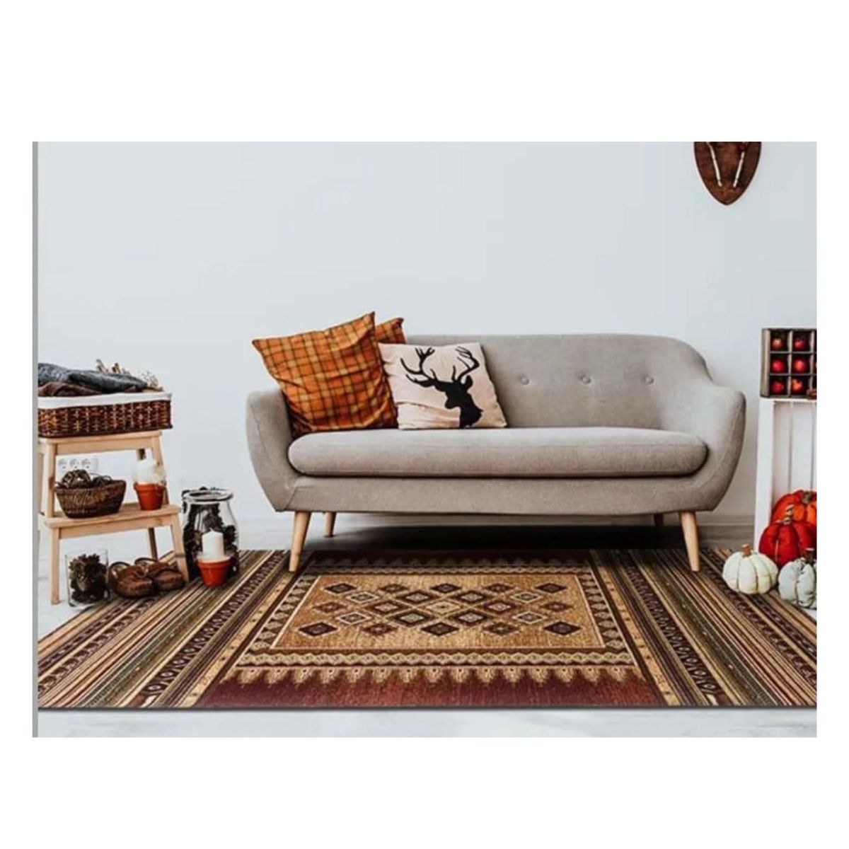 GENERICO - Alfombra Jacquard Rojo RAC-47 Multi  280x365cm