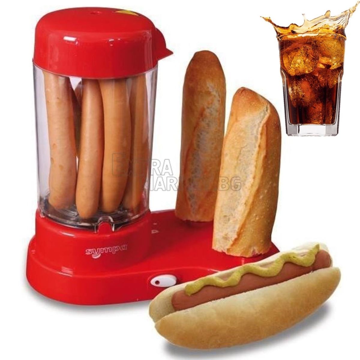 OEM - Maquina para Coser el Hot Dog y Tostadora de Pan HOT DOG MAKER