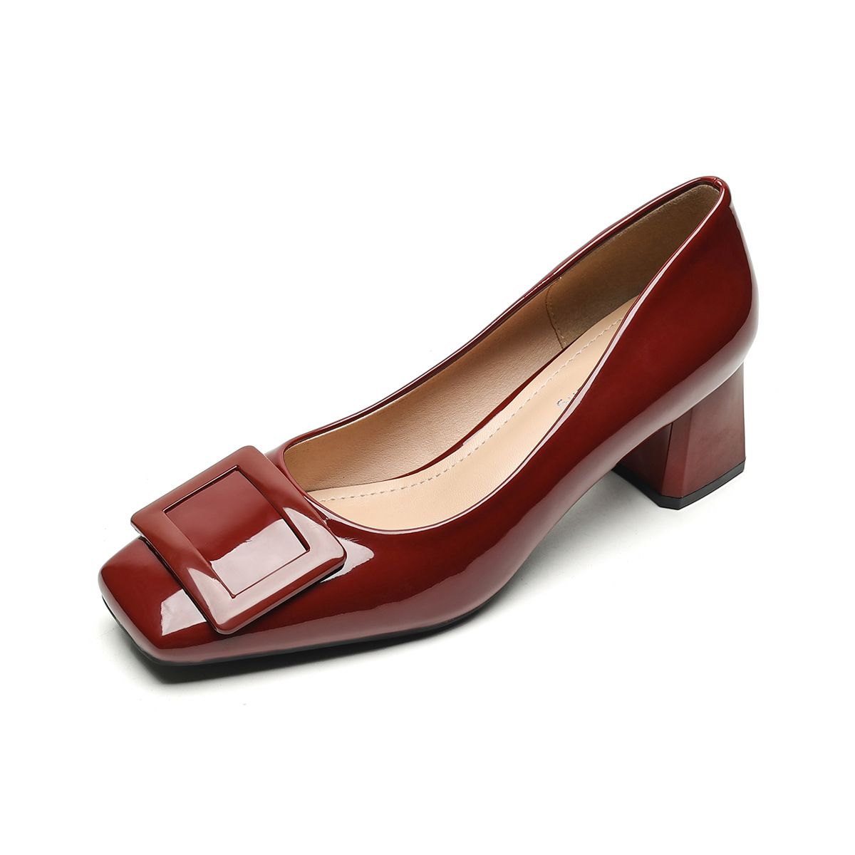 BLWOENS - Zapatillas Tacones altos de mujer - Rojo