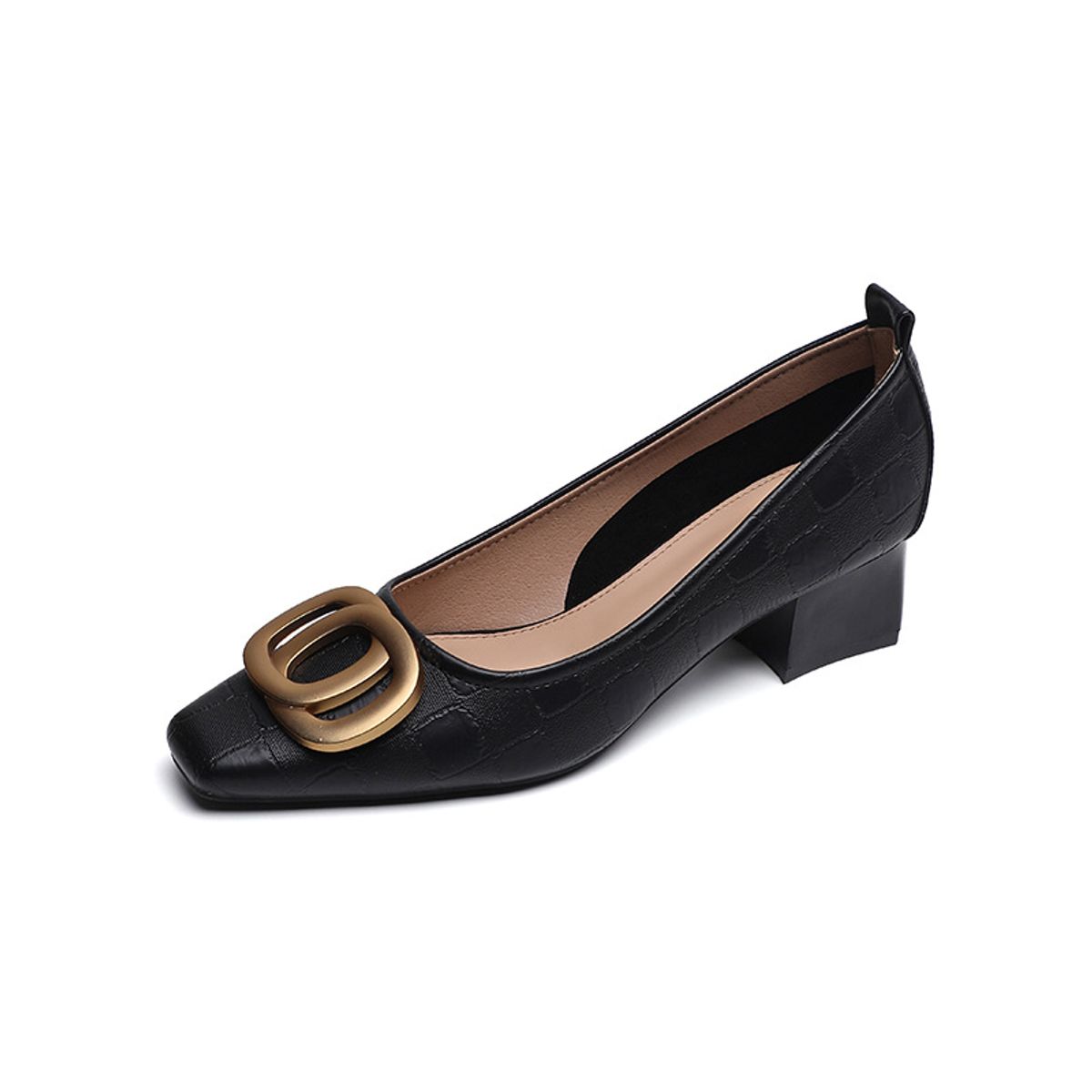 BLWOENS - Zapatillas Tacones altos de mujer - Negro