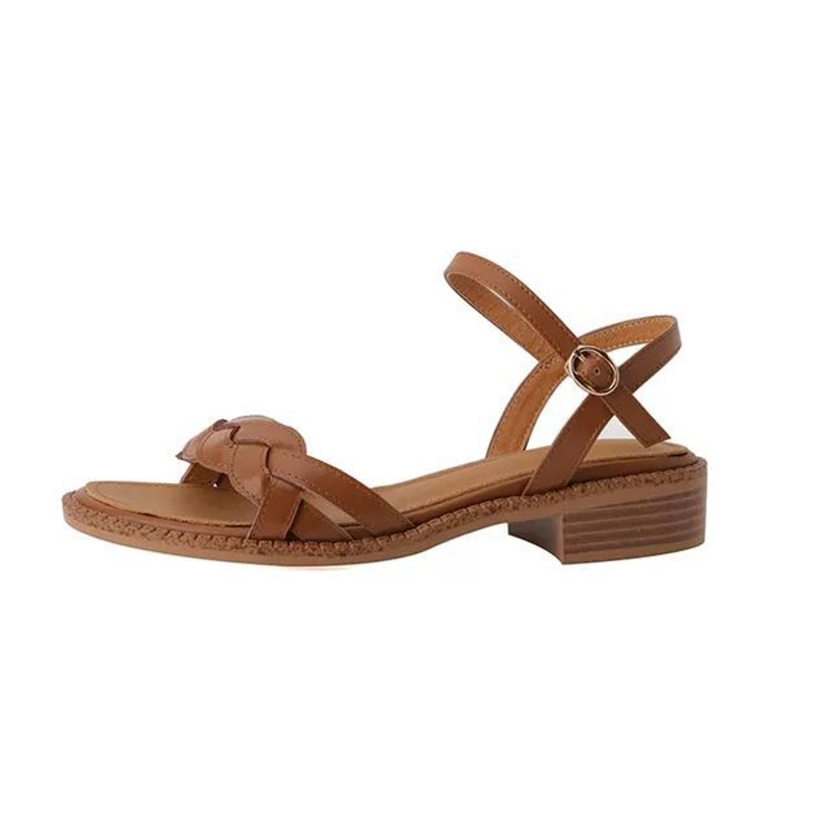 BLWOENS - Zapatos Sandalias de verano para Mujers - Marrón