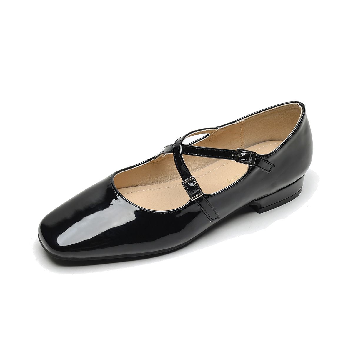 BLWOENS - Zapatos planos de para mujeres Zapatilla - Negro