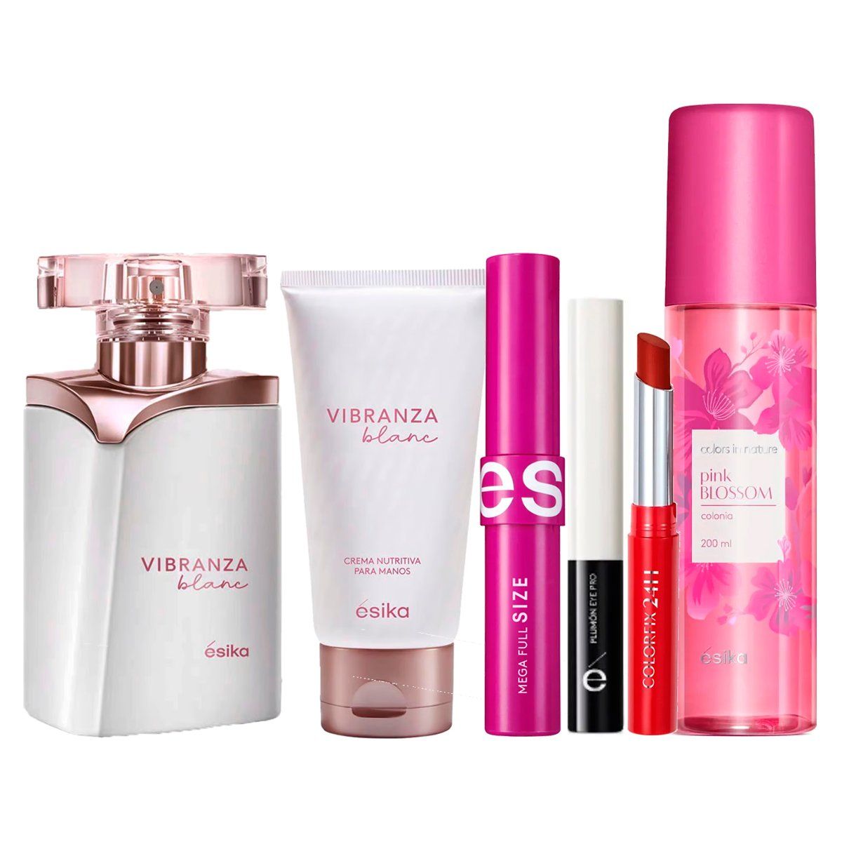 ESIKA - Vibranza Blanc Perfume Mujer Hidratante Refresh y Maquillaje