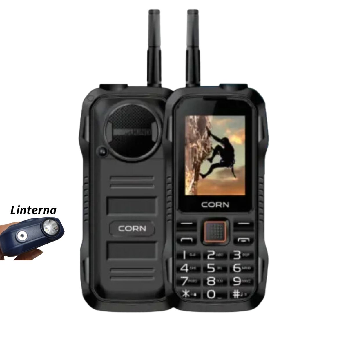 GENERICO - Celular Robusto Corn 4g Power k Bateria 4000Mh