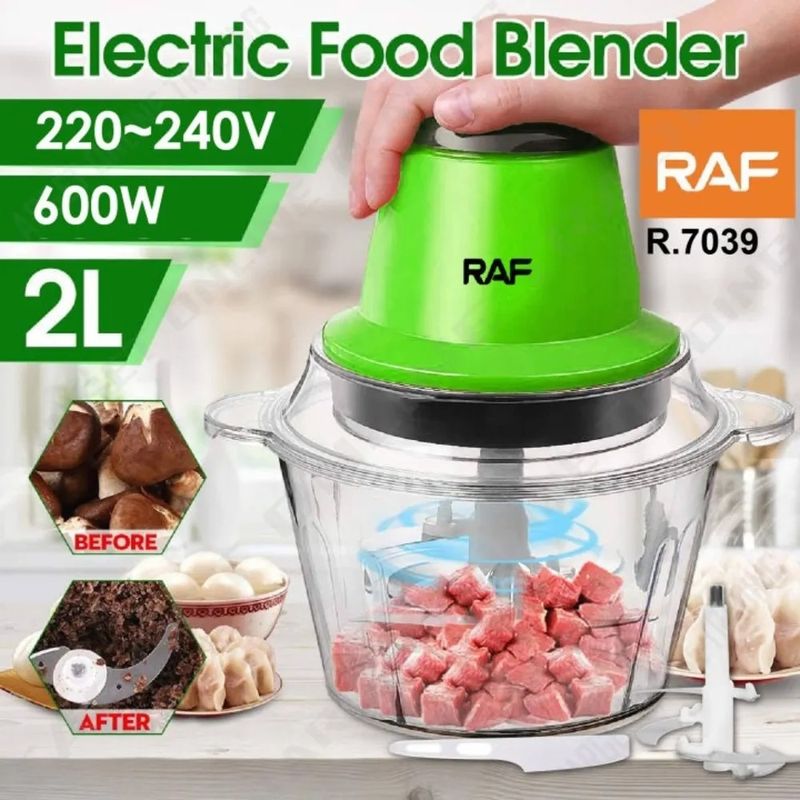 GENERICO - Trituradora Eléctrico de Carne Verduras 2L 1200W
