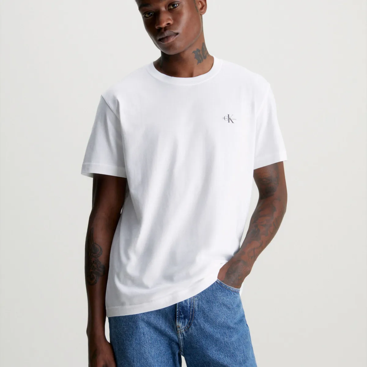 CALVIN KLEIN - 2 PACK T-SHIRT M/C PARA HOMBRES CK