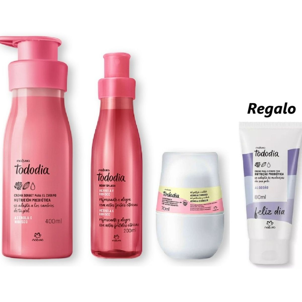 NATURA - Tododia acerola splash crema corporal desodorante y regalo