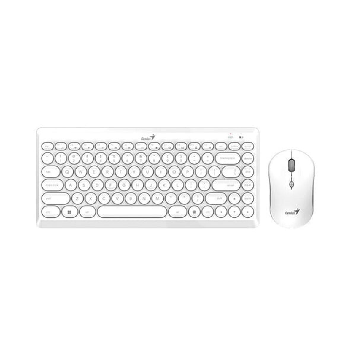 GENIUS - Teclado Genius + Mouse LUXEMATE Q8000 Inalambrico Blanco