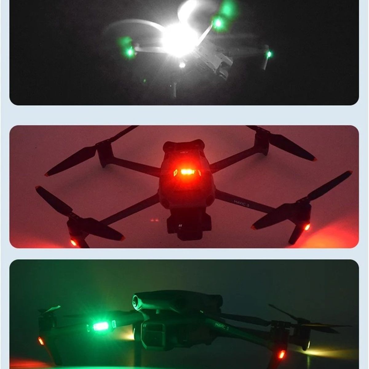 GENERICO - Dron E88 PRO 4K + Luz LED RGB  Cámara HD Plegable WiFi  Genieka