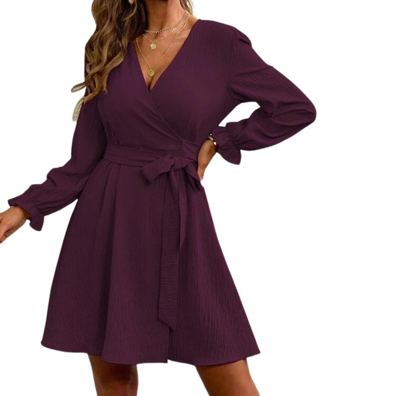 BLWOENS - Vestido casual de para mujeres - Rojo