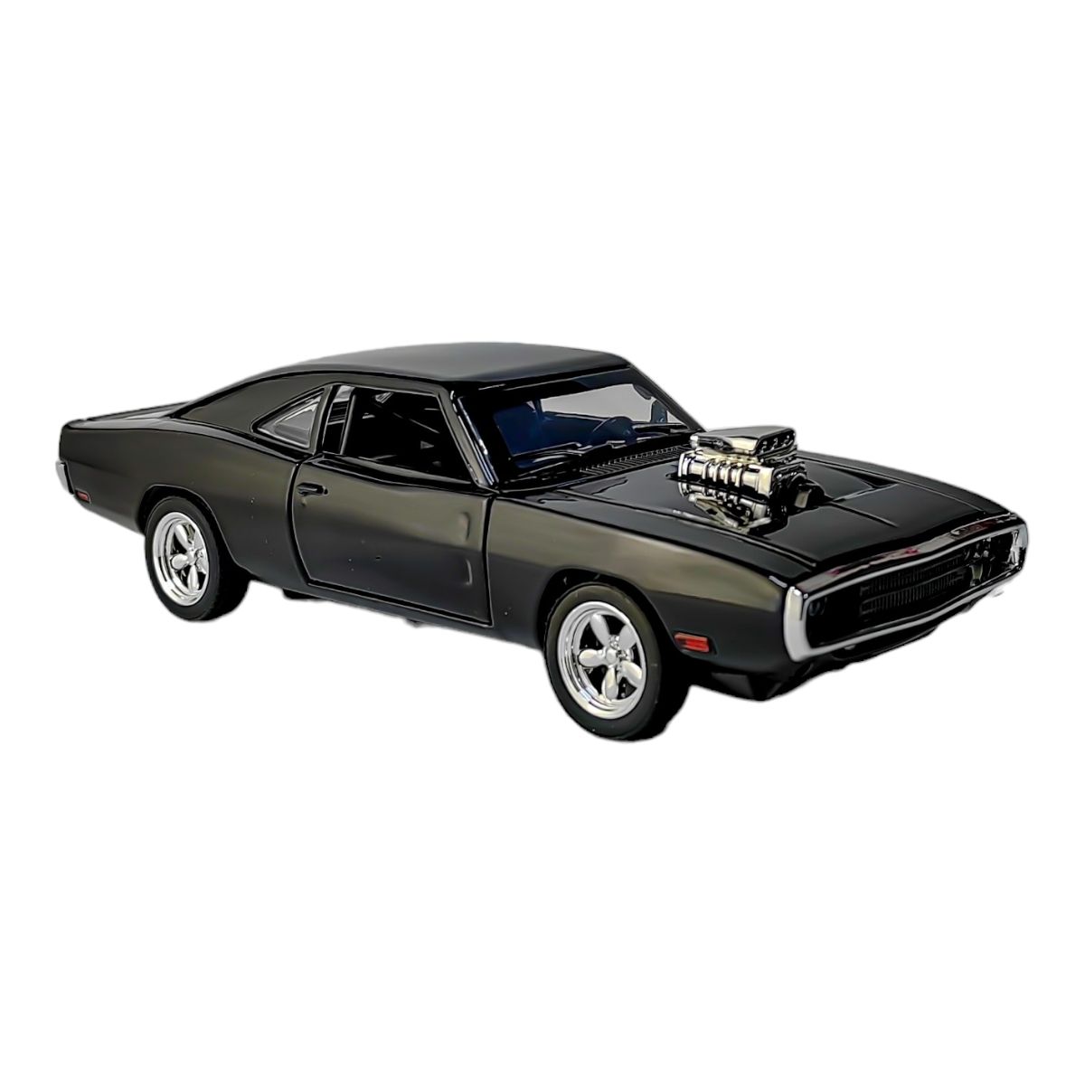 GENERICO - Dodge charger Toreto 1970 carro escala NEGRO