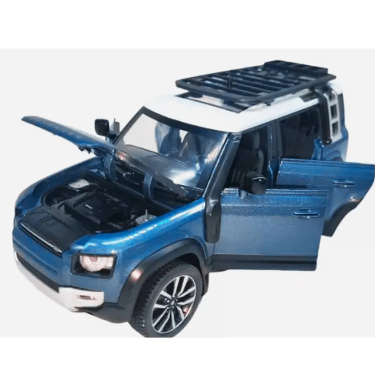GENERICO - Camioneta De Coleccion LAND ROVER DEFENDER AZUL